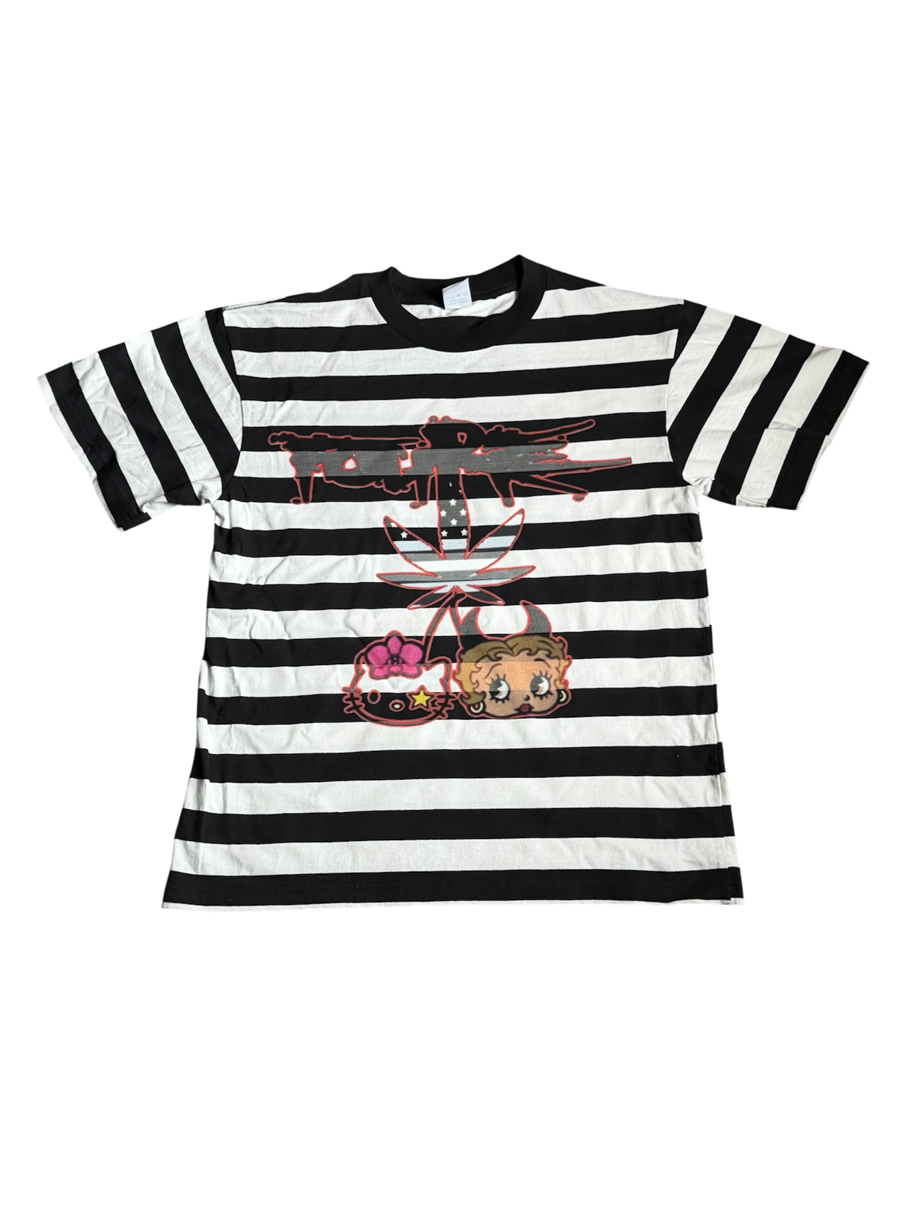 "Hello Betty" Striped Tee